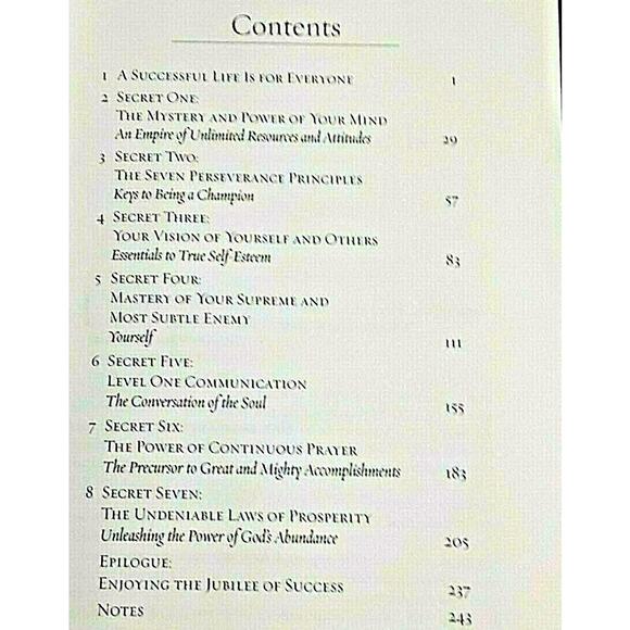 The Seven Secrets of Unlocking Genuine Greatness by John Hagee Setting Goals - Picture 3 of 7